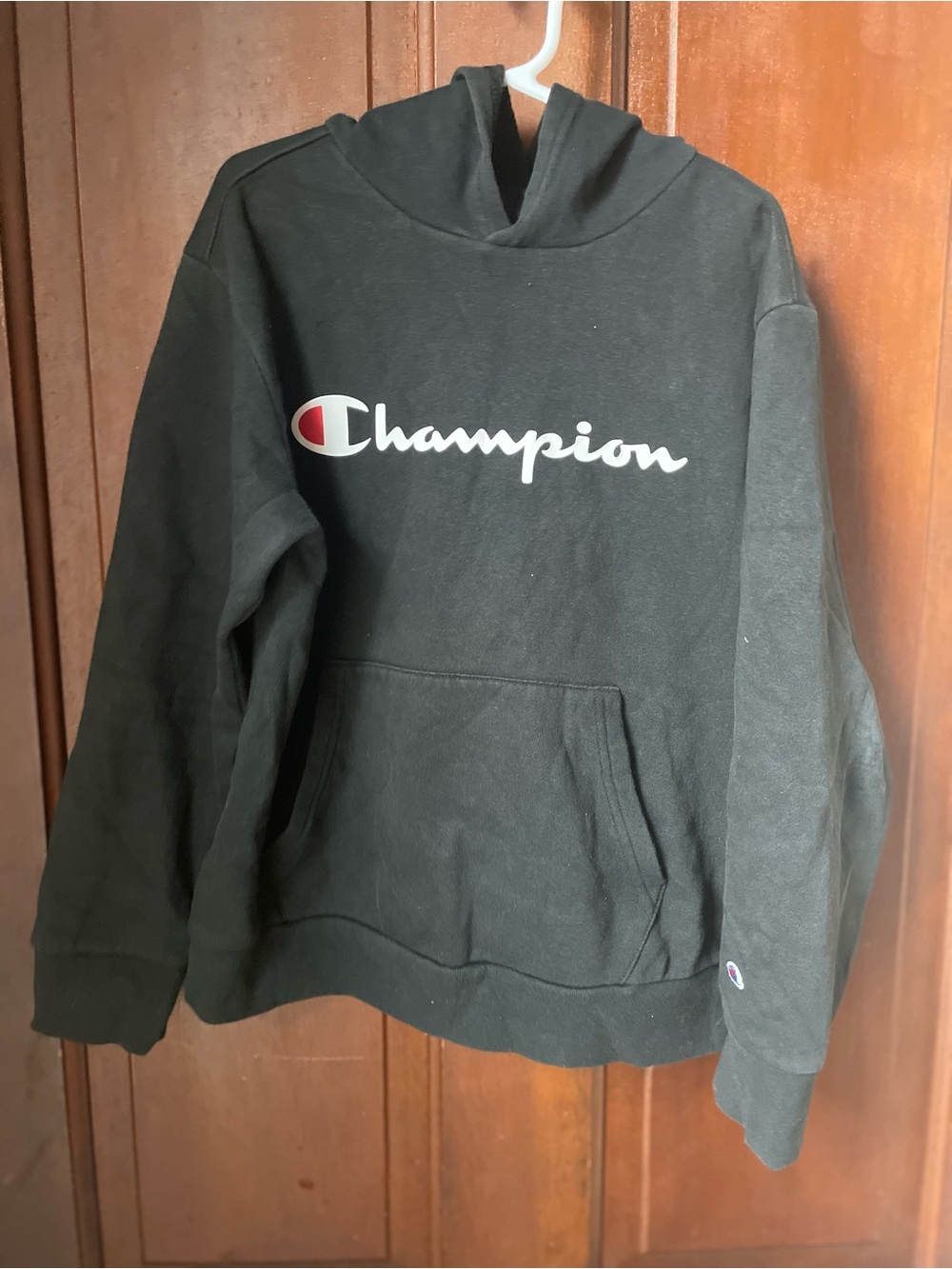 Champion boys small (8) black hoodie
